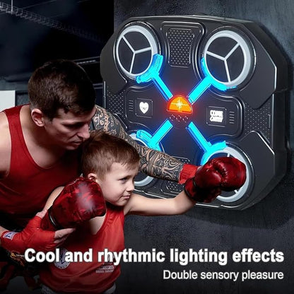 Music Boxing Machine Bluetooth-Compatible Music Boxing Machine Children'S Music Boxing Machine Smart Boxing Machine Wall Mounted