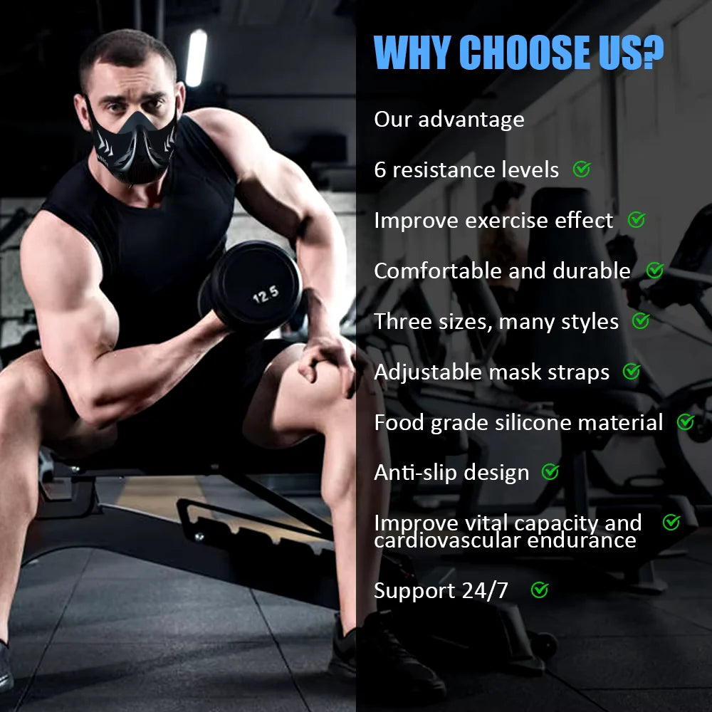 Elevate Your Endurance: MMA Cardio Workout 3.0 Resistance Mask for High Altitude Fitness Training